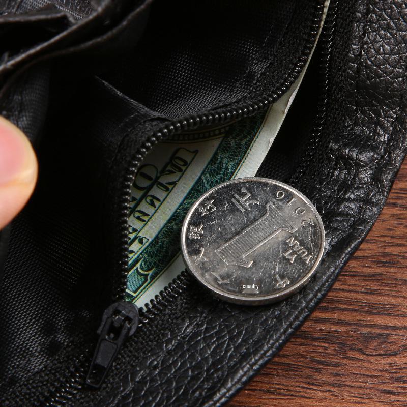 Retro Large Capacity PU Leather Men's Wallet with Multi-Card Holder & Coin Purse