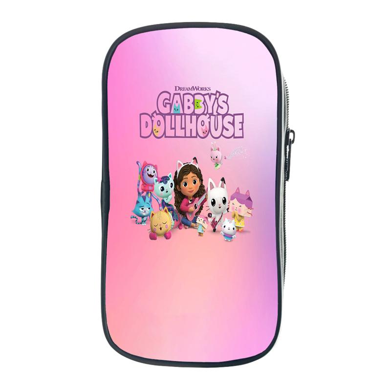 Gabby's Dollhouse Federmäppchen, Gabby Cat Organizer, Kosmetiktasche für Buntstifte, tolle Geschenke, Accessoires, Schreibwarentasche