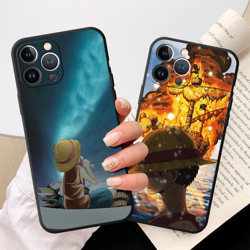 1 Pieces Anime Case for Apple iPhone XS X 8 14 Plus XR 12 Mini 7 SE 13 Pro Max 6s 11 14 Pro Max 13pro Ones Luxury Silicone Cover