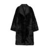 Women's clothing European and American temperament versatile long wear extended fur integrated coat coat on both sides 6318262