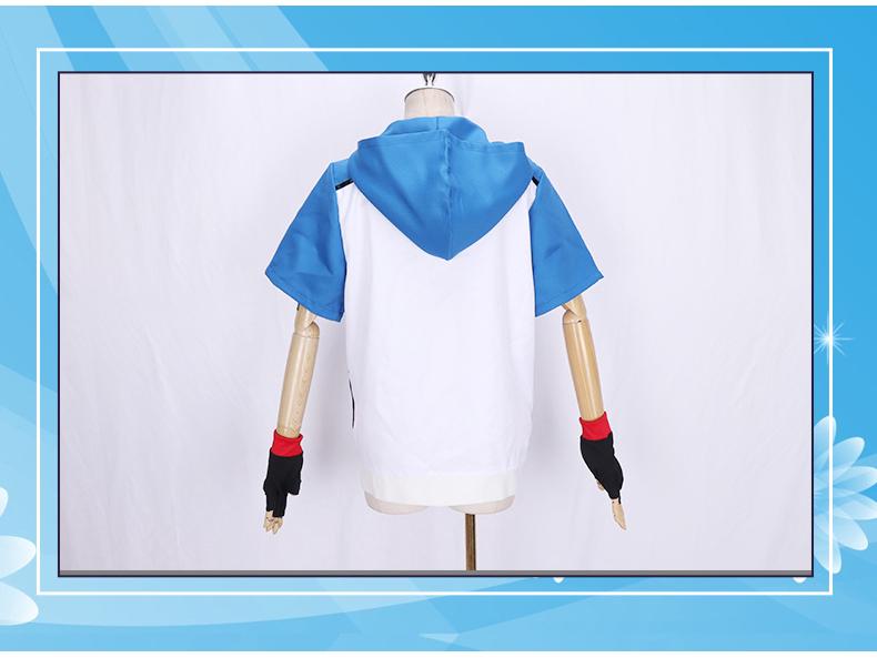Summer Anime Pokémon Baby Ash Cosplay Costume Set