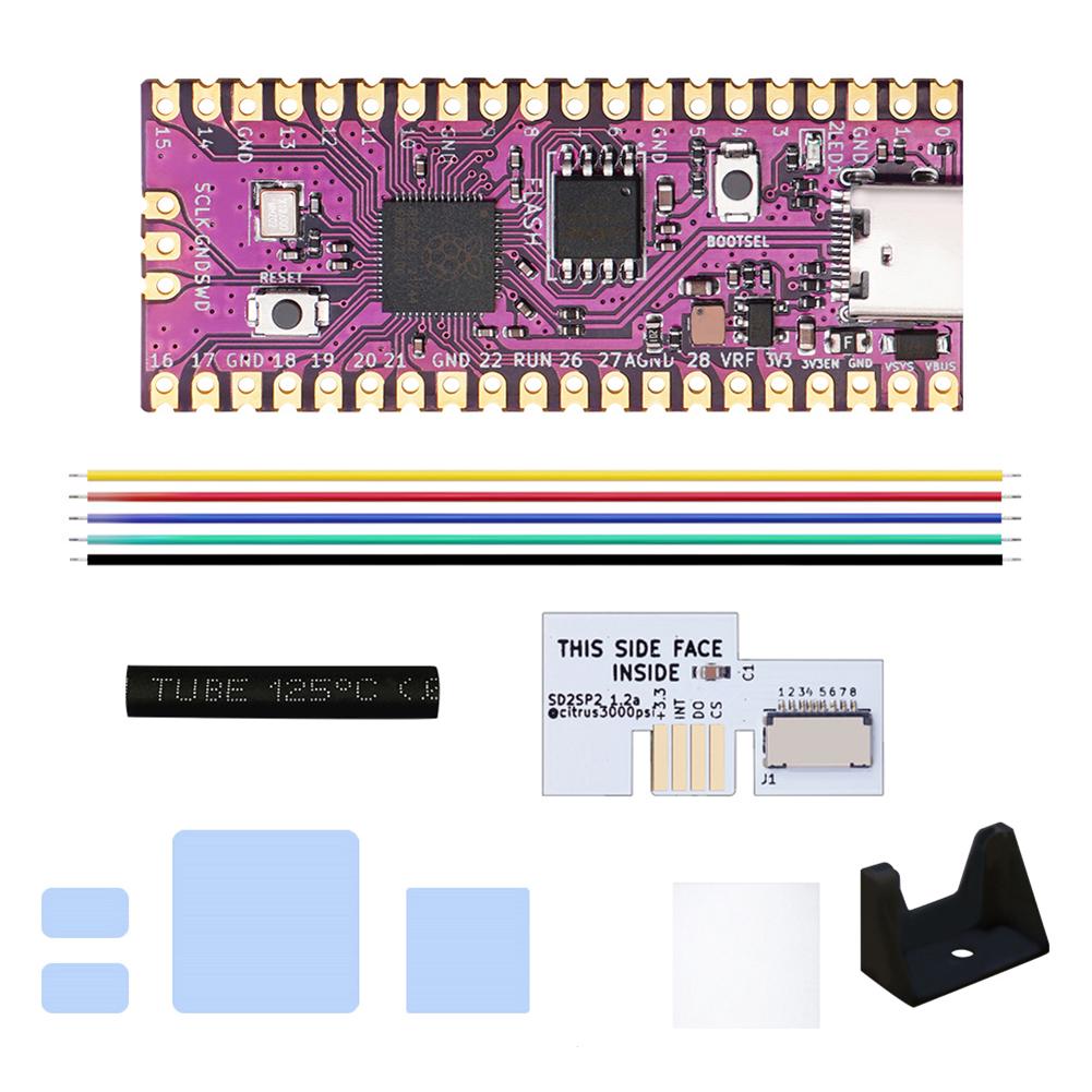 19 Kit Pi Pico Board Picoboot IPL Replacement Modchip and SD2SP2 Adapter Card Reader For Nintendo GameCube NGC Game Console