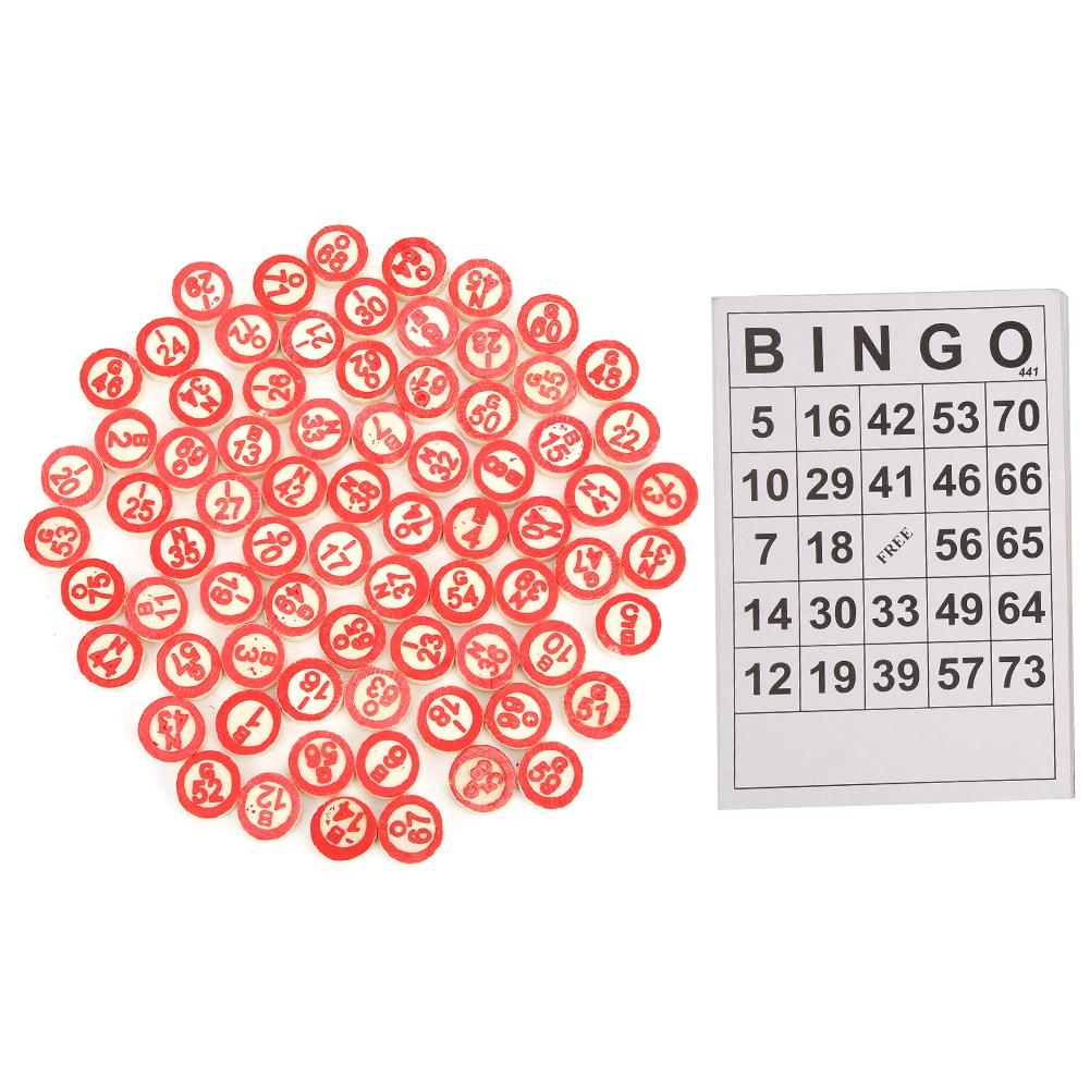 Number Chess Toy Wooden Desktop Family Number Chess Game with Card