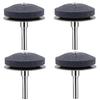 4Pcs Lawnmower Sharpener for Power Hand Drill Wear Resistant Lawnmower Sharpener Tool Corundum Lawmower Accessories