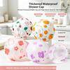 Waterproof Shower Caps - 100% Waterproof Thickened Single-Layer Head Cover For Women'S Hair Protection