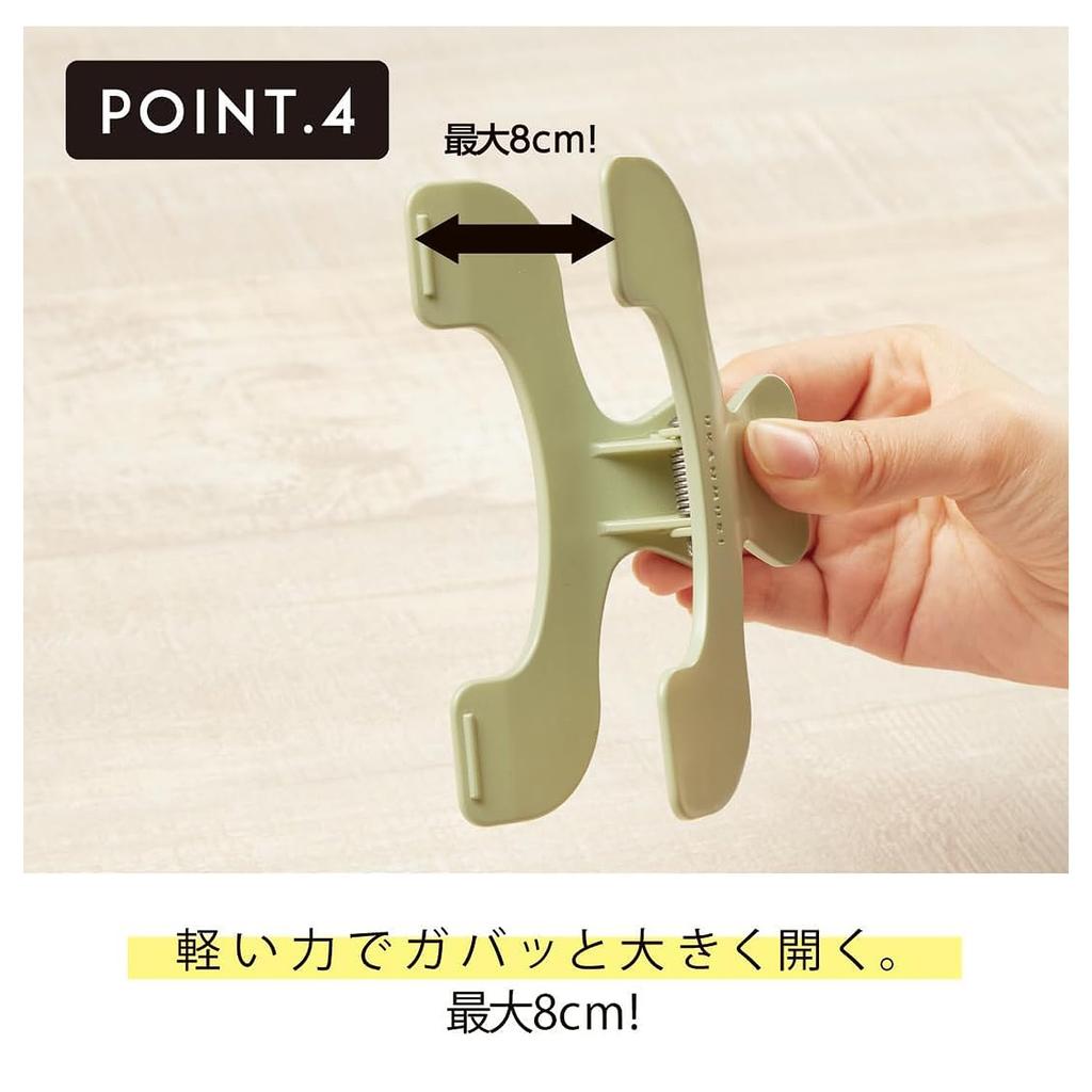 Sun-Star Stationery Ukanmuri Clips Watery Clear Set of 2 N3623300