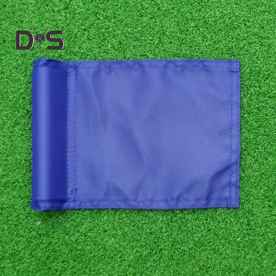 Golf Flag Nylon Golf Target Flag with Tube Mini Pin Flags Inserted Waterproof Putting Golf Flagstick for Indoor Outdoor Backyard Garden Yard