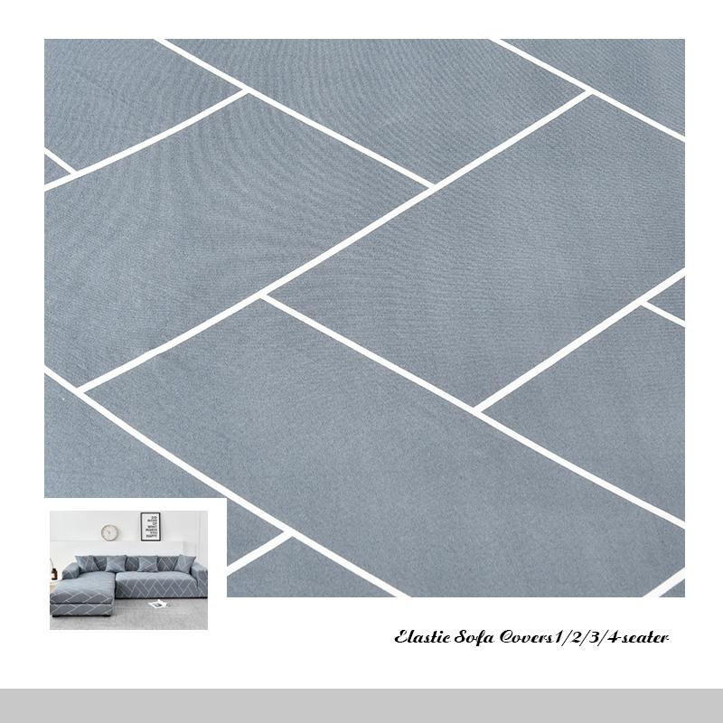 VIP LINK Sofa Cover Elastic Chaise Longue Sofa Cover for Living Room Stretch Covers for Corner Sofa L-shaped Need Buy 2pcs Cover