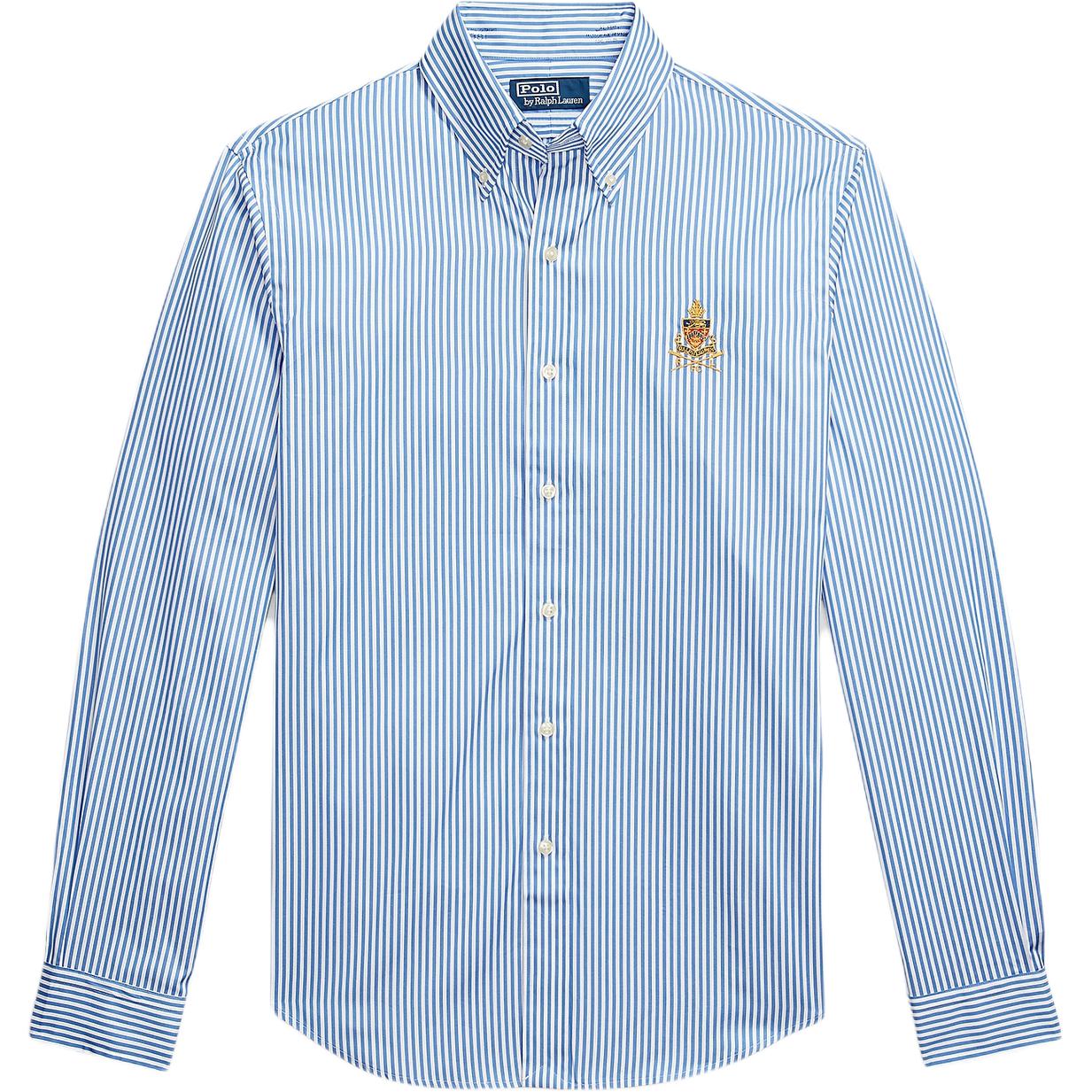 

Polo Ralph Lauren Классическая посадка Рубашка с длинным рукавом на пуговицах с полосатым принтом Мужские рубашки MNPOWOV16824434-400 XS