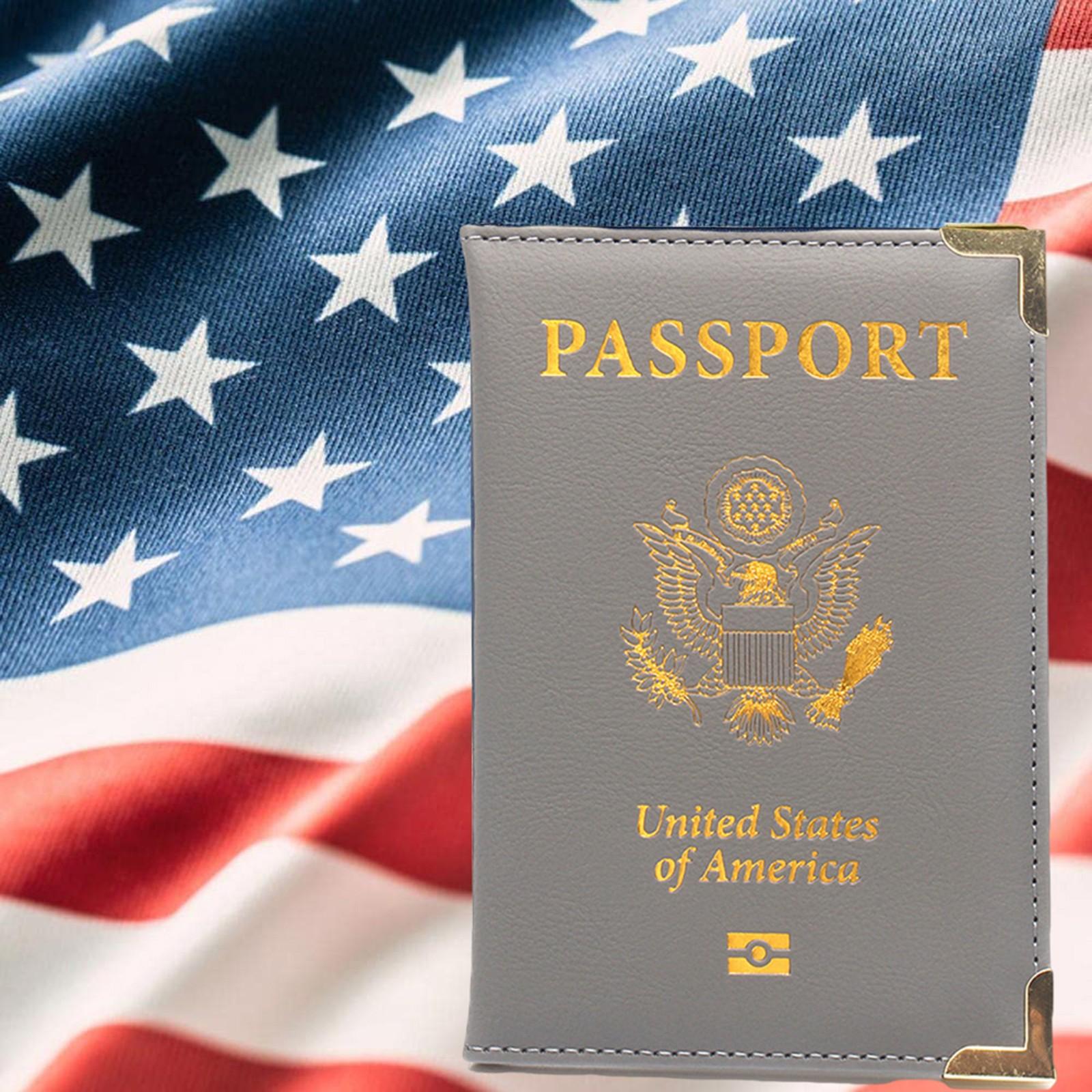 

Обложка для паспорта и держателя карт Combo, чехол для паспорта/кошелек с отделением для карт для женщин и мужчин(AL-фиолетовый) One Size