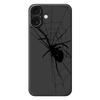 For iPhone 17 Case Spider Pattern Printing Straight Edge TPU Phone Back Cover