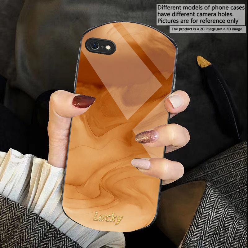 

Смычковая тушь синий оттенок Для iPhone 17 16 15 14 Pro 13 Plus 12 mini 11 Pro Max XR X S 7 8 Эллиптический чехол из закаленного стекла для телефона iPhone 13 mini