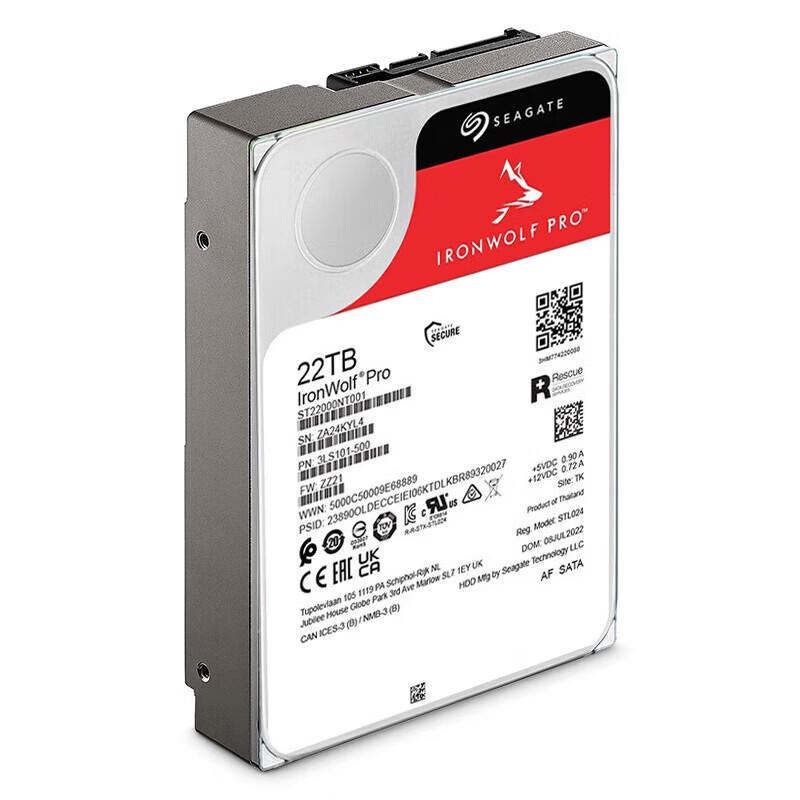 Seagate IronWolf Pro 22TB NAS Hard Drive
