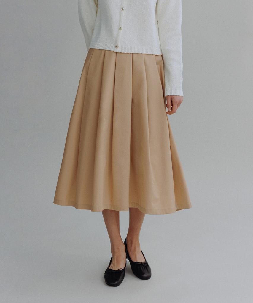 Manggomaenipeullijeu Kiko Flare Skirt (2Colors)