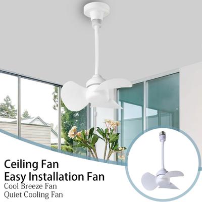 Deckenventilator Starker Luftstrom Geräuscharm 360-Grad Einstellbar Einfache Installation Schlafzimmer Wohnzimmer Luftzirkulation Ventilator Zubehör