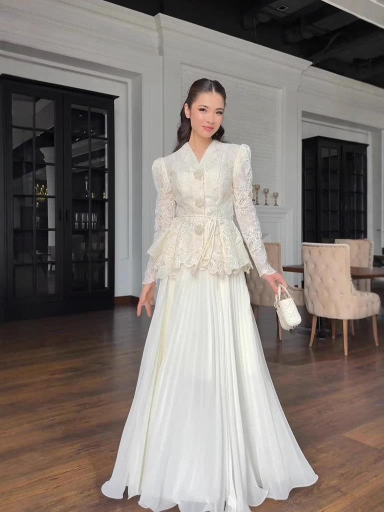 Elegant Long-Sleeved Dress Set for Autumn 2025 - European & American Style