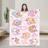 T-Tokidoki-S Warm Soft Blanket  Decorative Plush Throw Blanket Street Trend Couch Chair Flannel Bedspread Sofa Bed Cover