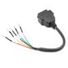 16pin OBD OBD2 Female K Line Can Line Jumper Tester Connector Diagnostic Cable Universal K+CAN OBD2 Cable for Vehicles