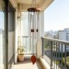 Metal Wind Chime with 6 Aluminum Tubes, Garden Hanging Chimes, Weather Resistant Wind Chimes for Outdoor Garden Patio Decoration