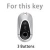 Interior Mouldings Car Key Fob Case Cover for Mercedes-Benz C S GLC EQE EQS Class W223 X254 V297 V295 W206 S206 X206