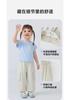 Mini Balabala Girls' Baby Pants with Breathable and Anti Belly Features, Adjustable Foot Openings for Summer