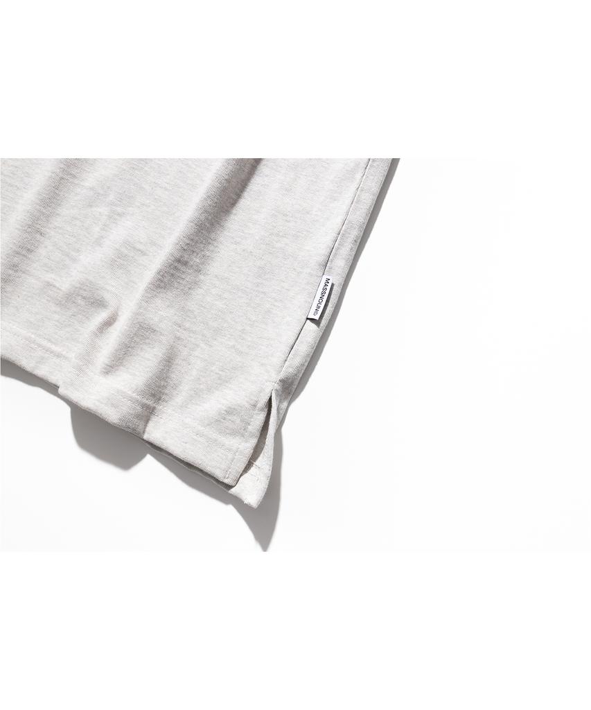 MASSNOUN [16 Count] Old London Pocket Real Oversized Short Sleeve T-Shirt Mshts003-Gy