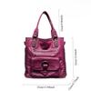 Ladies Spice Girls Tote Bag Large Capacity Vintage Wash Multi-Pocket Shoulder Bag