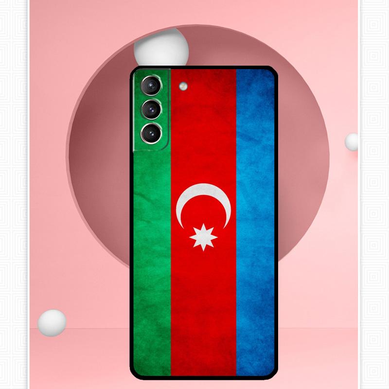 Azerbaijan Flag Case For Samsung Galaxy S24 Ultra S20 S21 S22 S23 S25 Ultra S9 S10 Plus S25 FE Cover Funda