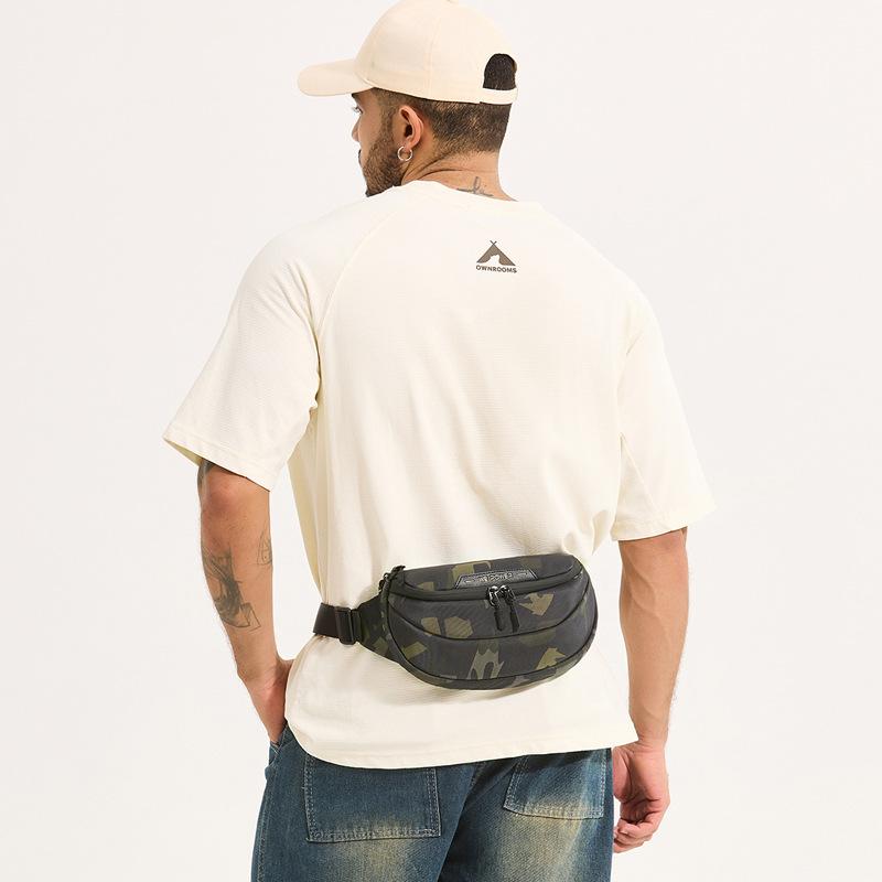 Waterproof Men's Travel Handbag Multi-functional Chest Bag Outdoor Sports Shoulder Bag Portable Waist Pack Crossbody