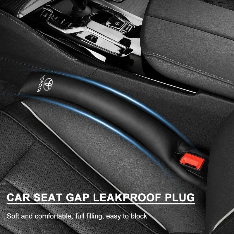 Car Seat Gap Filler Side Seam Plug Strip Leak-proof Filling Strip For Toyota Yaris Hilux Corolla Prius Avensis Emblem Auris Rav4