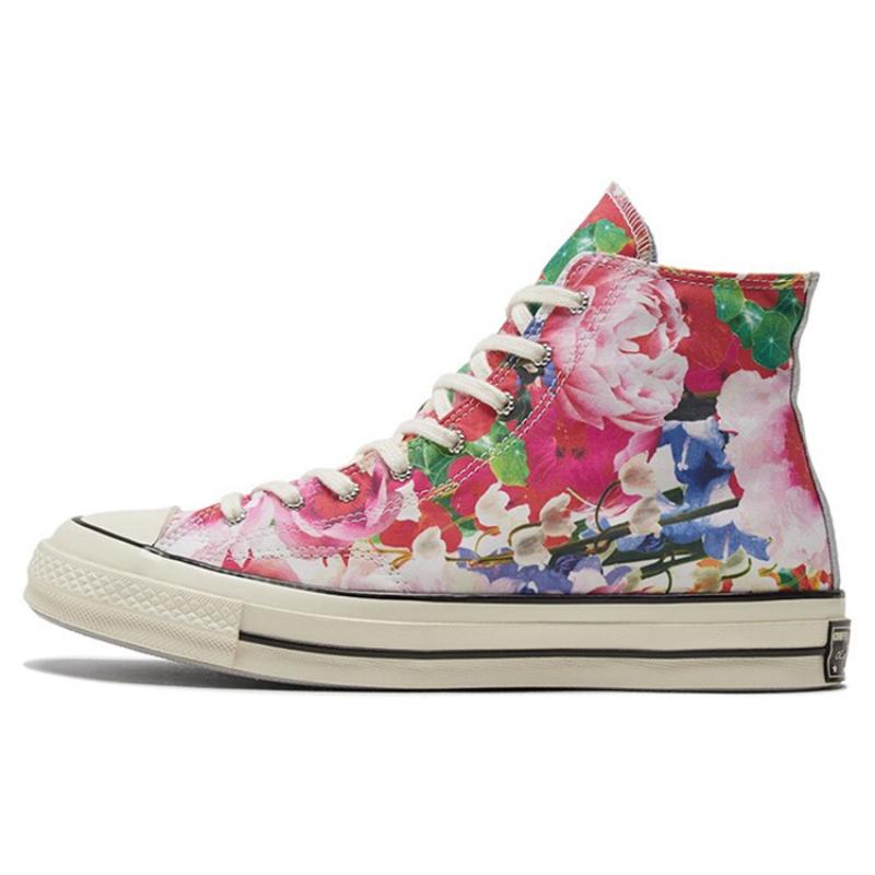 Converse Chuck Taylor All Star 1970s Trendy Comfort Soul of Paris Vintage Full Print Floral High Top Espadrilles Unisex Color