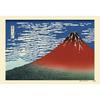 Cuties Katsushika Hokusai Jigsaw Puzzle 'Fine Wind, Clear Morning' (Thirty-six Views of Mount Fuji) 300 Pieces 26x38cm Made In Japan