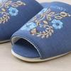 LANCETTI Senko Liguria Size 47168 Slippers, 23.5-25cm, Blue,