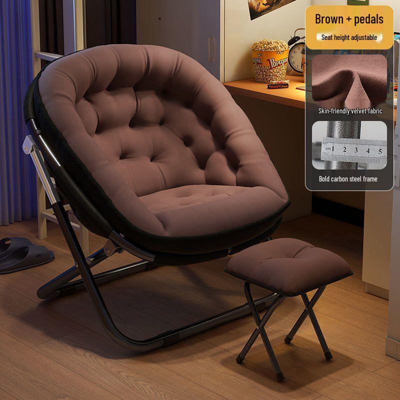 Foldable Recliner Chair: Versatile for Office, Naps, and Dorms - Ideal for Sitting, Sleeping, and Relaxing.