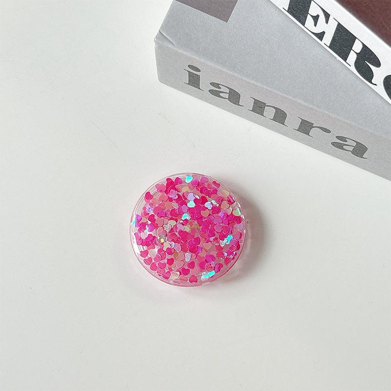 Color Sequined Mobile Phone Airbag Bracket Paste Type Small Fresh Women'S Ring Gift Party Company Logo Printing