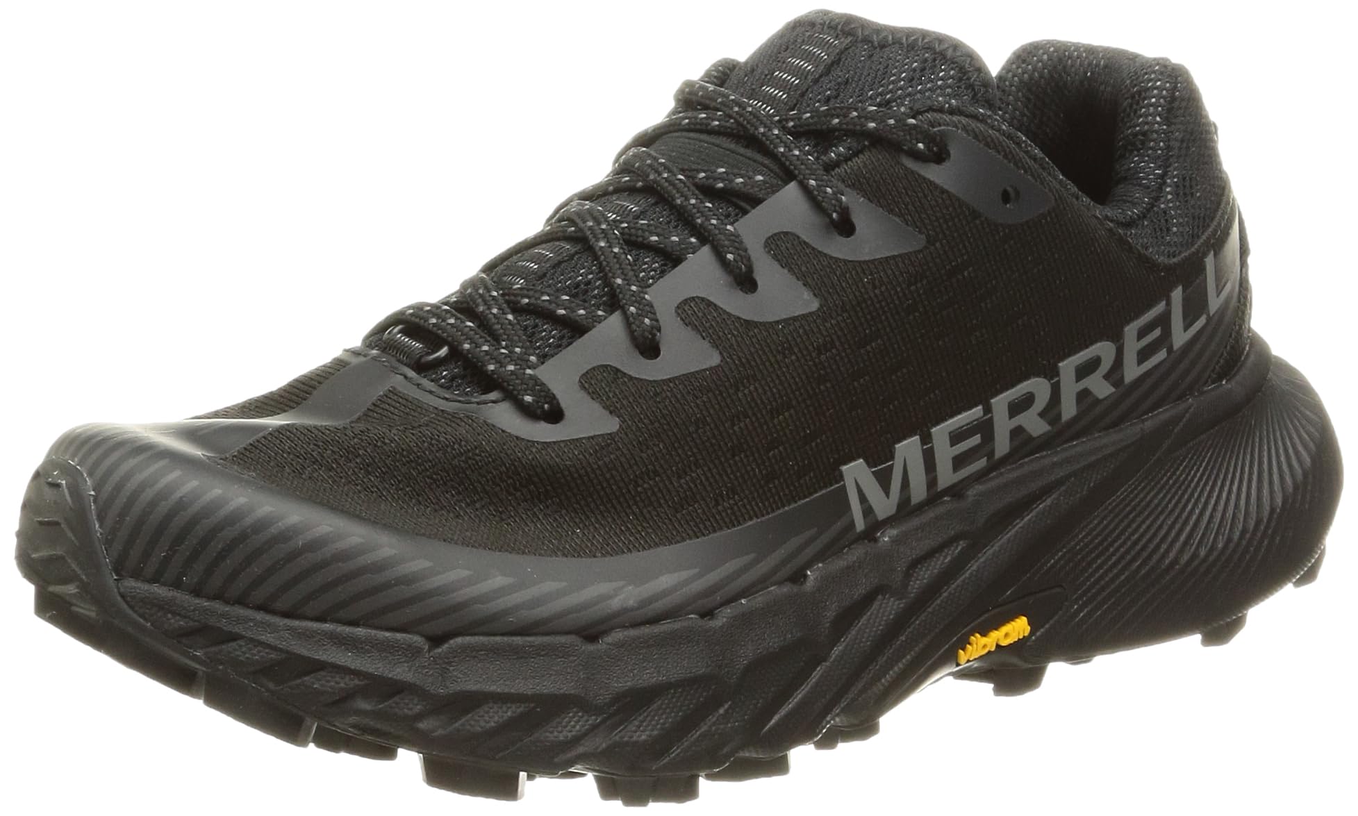 

Кроссовки для бега Merrell Agility Peak 5 размера 2E, Черные/Черные, 23.5 см,