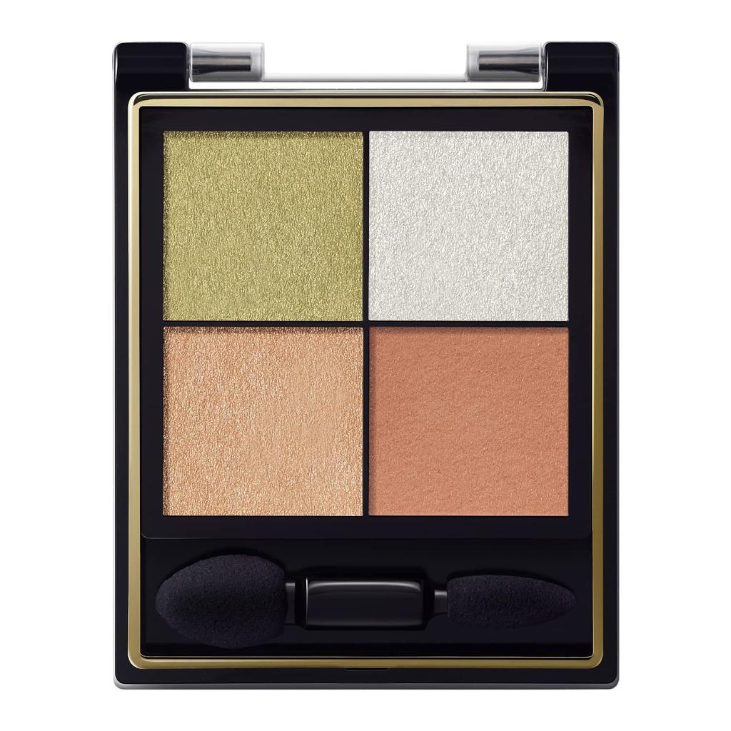 Excel Real Close Shadow CX04 Nuance Color Eyeshadow 4 3 Textures (Drop Shoulder) Palette, Shades, (Gloss, Glitter, Matte)