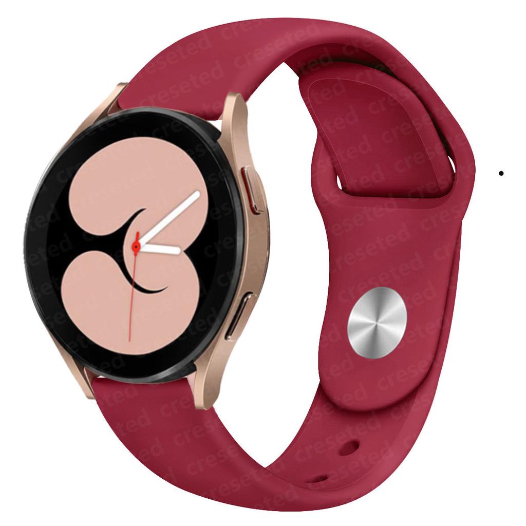 20mm/22mm Watch Straps For Samsung Galaxy watch 7/6/4/classic/5 Pro/Gear S3 Silicone bracelet Huawei watch GT 2/2e/pro/3/4 band
