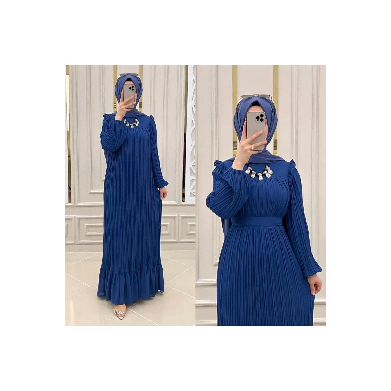 

Сукня з хіджабом 38 синій