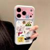 Full Coverage Cute Cartoon Phone Case IPhone 16 Pro Max 15 Shockproof Protective Cover
