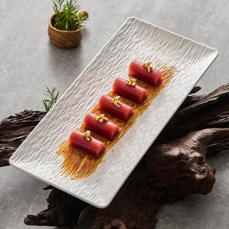 

Deou Xingguang 12-inch Stone Pattern Matte Ceramic Dinner Plate