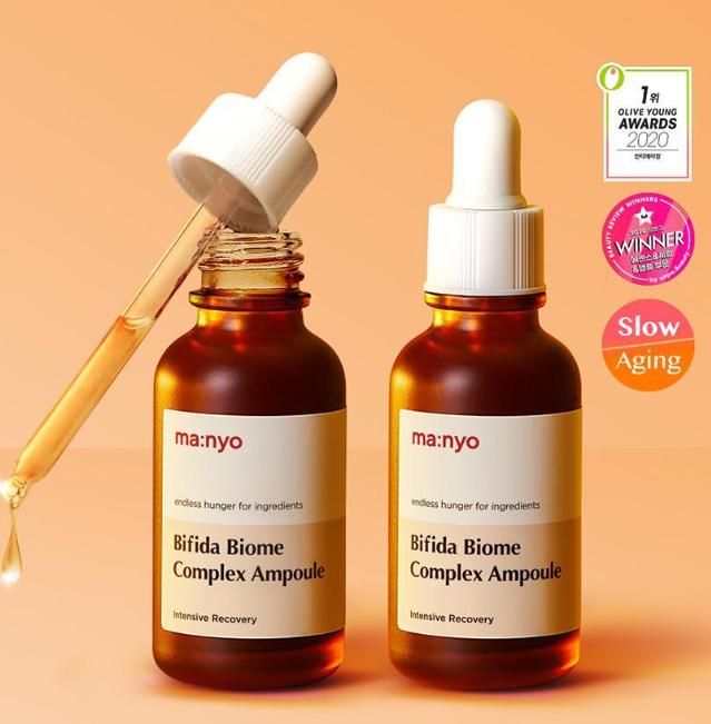 Manyo Bifida Biome Complex Ampoule 30ml – Sérum Coréen Anti-Âge aux Probiotiques & Acide Hyaluronique