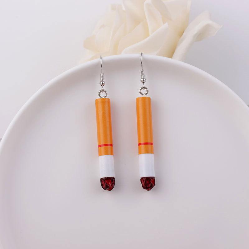 Cute Acrylic Pendants Hook Earrings Sequins Beer Bottle Women Dangle Earrings Korean Fashion Bear Small Earrings Pendientes