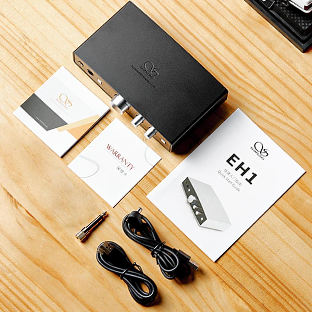 SHANLING EH1 Compact Desktop Headphone Amplifier with Two CS43198 and PCM USB RCA Switch Game Coaxial Digital High Resolution Audio DAC/AMP Op-Amps,