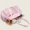Large Capacity Lolita Handbag DIY Badge Display Transparent Shoulder Bag  Leisure Activities