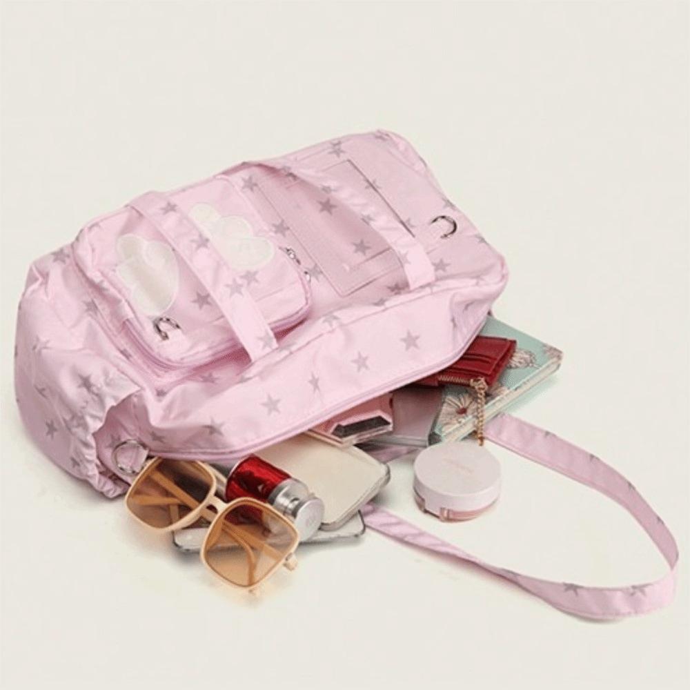 Large Capacity Lolita Handbag DIY Badge Display Transparent Shoulder Bag Leisure Activities