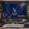 Crystal Palace Personalized Tapestry Support Custom Name, Wall Art Home Decoration