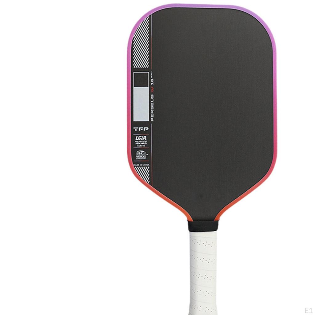 Professional Carbon Fiber Surface Pickleball Paddle for Men Women Tournament Purple Red