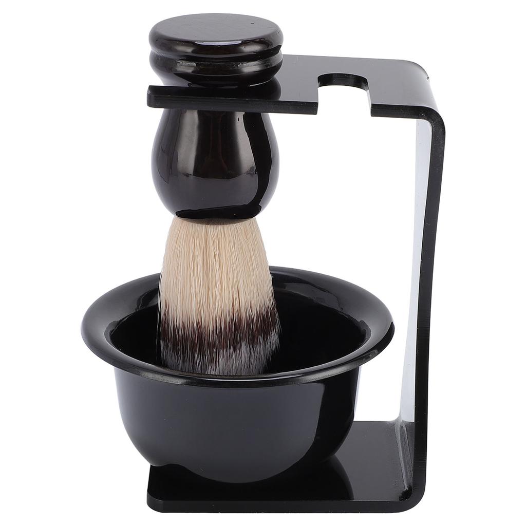 Men Shaving Brush Set Portable Shaving Brush Shaving Bowl Holder Stand Set for Travel