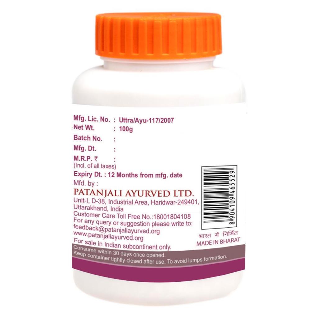 Patanjali Swet Mushli Churna, Swet Mushli